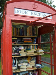 Old Phone Booth Book Exchange