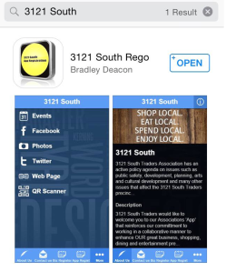 Search 3121 South in App stores. 